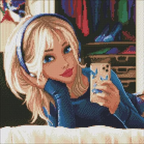 Diamentowa mozaika - Ulubione selfie 40x40cm Diamentowa mozaika - Ulubione selfie 40x40cm