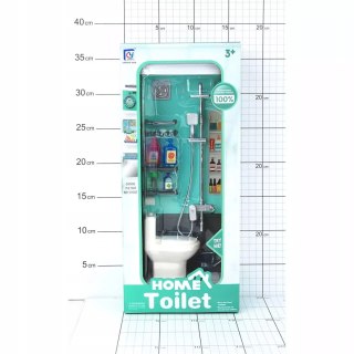 MEBLE ŁAZIENKOWE DLA LALEK DO DOMKU W PUDEŁKU