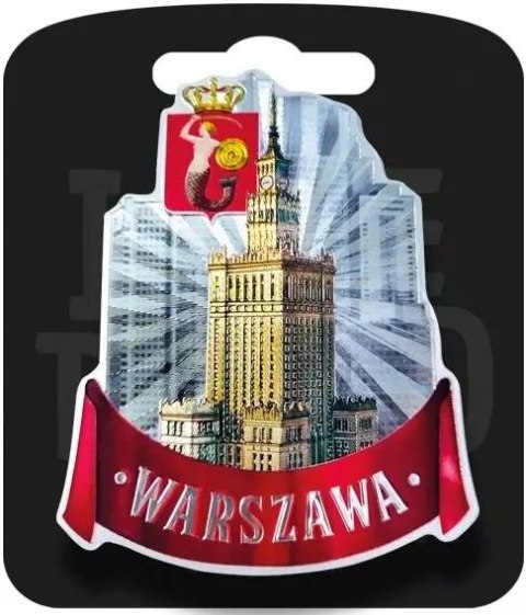 Magnes I love Poland Warszawa ILP-MAG-A-WAR-26 Magnes I love Poland Warszawa ILP-MAG-A-WAR-26
