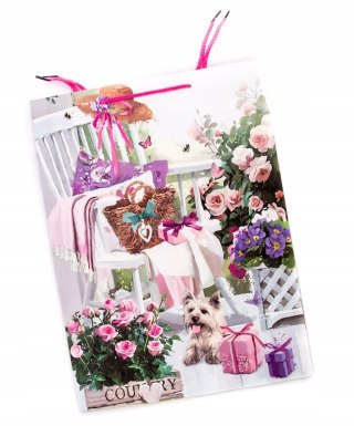 ELEGANCKA TOREBKA NA PREZENTY 31x42CM RÓŻNE KOLORY