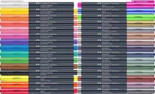 FABER-CASTELL Markery pisaki METALICZNE NEONOWE do papieru porcelany 30 kol
