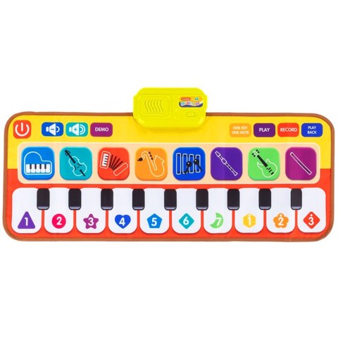 Mata do tańczenia Trifox MATA MUZYCZNA GRAJĄCA PIANINO INTERAKTYWNA DŹWIĘK INSTRUMENTÓW DUŻA 80X30CM Mata do tańczenia Trifox MATA MUZYCZNA GRAJĄCA PIANINO INTERAKTYWNA DŹWIĘK INSTRUMENTÓW DUŻA 80X30CM