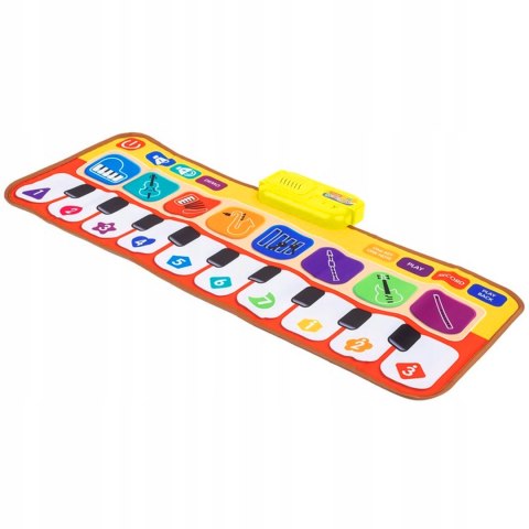 Mata do tańczenia Trifox MATA MUZYCZNA GRAJĄCA PIANINO INTERAKTYWNA DŹWIĘK INSTRUMENTÓW DUŻA 80X30CM Mata do tańczenia Trifox MATA MUZYCZNA GRAJĄCA PIANINO INTERAKTYWNA DŹWIĘK INSTRUMENTÓW DUŻA 80X30CM