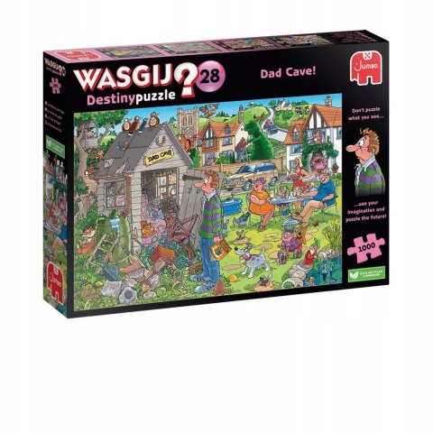 Wasgij Destiny 28 Dad Cave 1000el - Odkryj Ukryty Obrazek! Wasgij Destiny 28 Dad Cave 1000el - Odkryj Ukryty Obrazek!