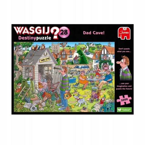 Wasgij Destiny 28 Dad Cave 1000el - Odkryj Ukryty Obrazek! Wasgij Destiny 28 Dad Cave 1000el - Odkryj Ukryty Obrazek!