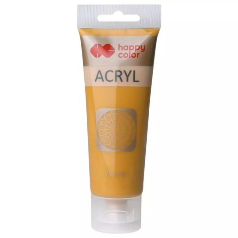 Farba akrylowa 75ml ochra tubka Happy Color Farba akrylowa 75ml ochra tubka Happy Color