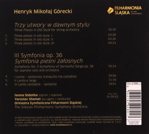 Górecki 90., CD