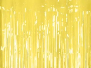 KURTYNA pastelowa żółta 100X200CM TŁO Ścianka dekoracje urodziny