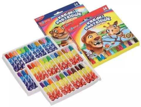 Kredki pastelowe 24 kolory Kredki pastelowe 24 kolory
