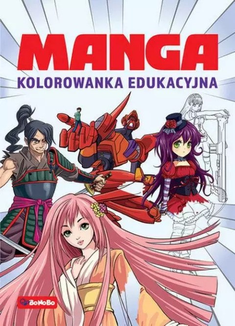 Manga. Kolorowanka edukacyjna Manga. Kolorowanka edukacyjna