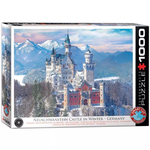 Puzzle 1000 Zamek Neuschwanstein zimą Niemcy 6000-5419 Puzzle 1000 Zamek Neuschwanstein zimą Niemcy 6000-5419