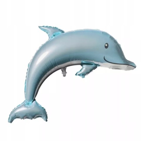 Balon foliowy delfin różowy 116x83cm 1szt. Balon foliowy delfin różowy 116x83cm 1szt.