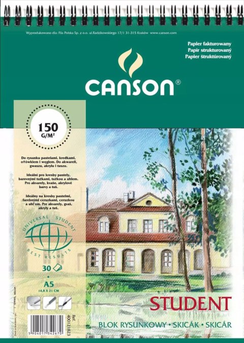 Blok rysunkowy A5 Canson Blok rysunkowy A5 Canson