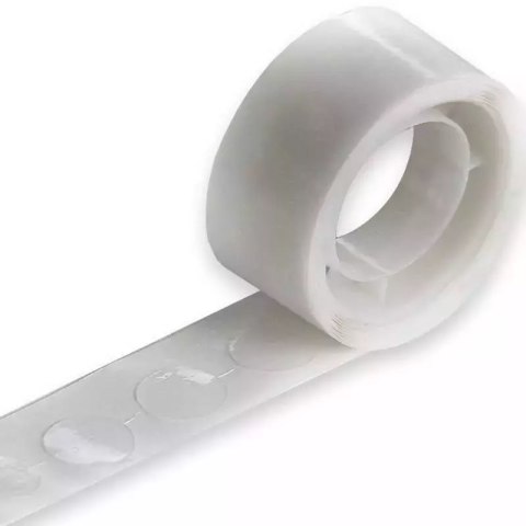 Dwustrone kropki klejowe na rolce 100szt Dwustrone kropki klejowe na rolce 100szt