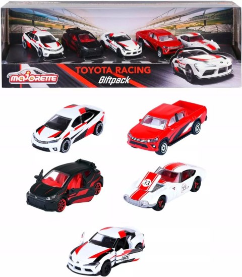 Majorette Toyota Racing 5szt Majorette Toyota Racing 5szt