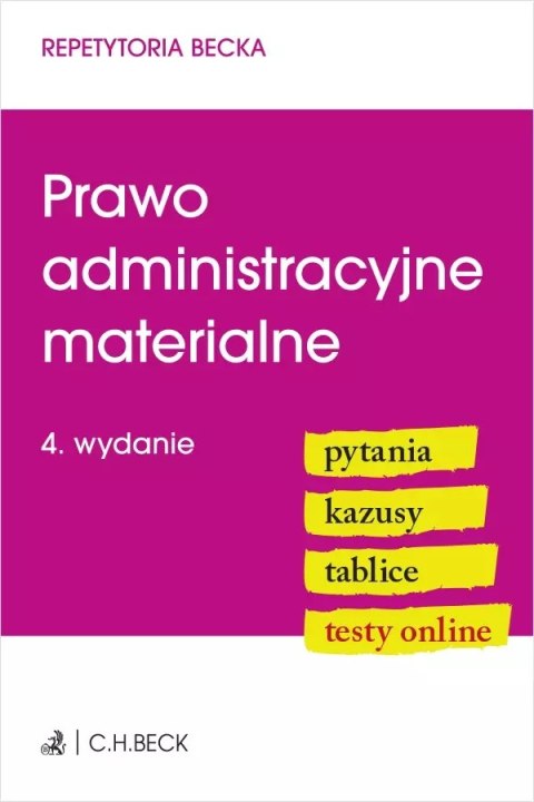Prawo administracyjne materialne w.4 Prawo administracyjne materialne w.4