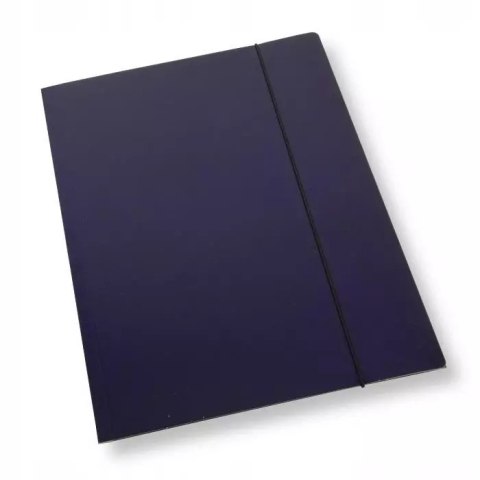 Teczka A4 z gumką lakier granatowa 350gsm 10szt Teczka A4 z gumką lakier granatowa 350gsm 10szt