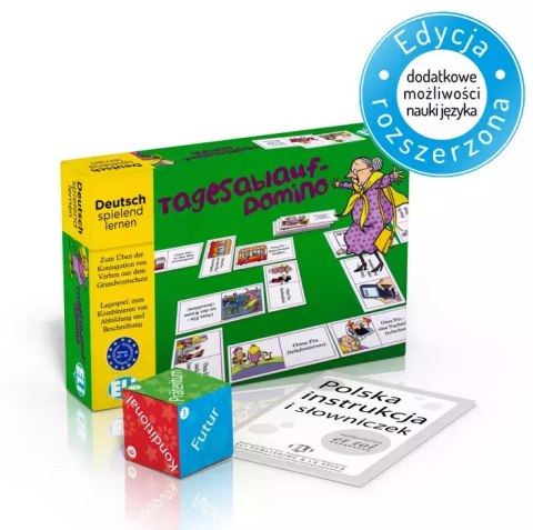 Gra językowa Niemiecki Das Tagesablauf-Domino. Gra językowa Niemiecki Das Tagesablauf-Domino.