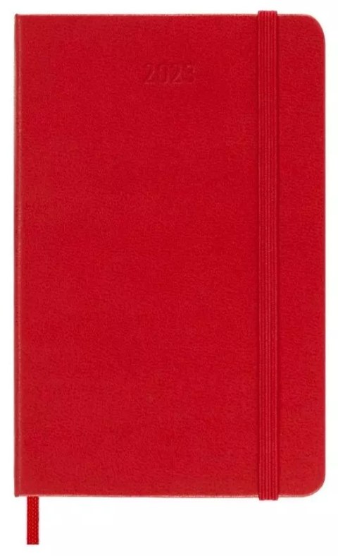 Kalendarz 2023 dzienny 12ML tw. scarlet red Kalendarz 2023 dzienny 12ML tw. scarlet red