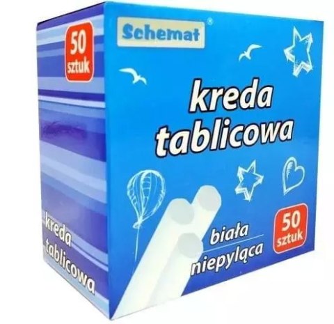 Kreda tablicowa 50szt biała Kreda tablicowa 50szt biała