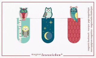 Zakładki magnetyczne - Sowy nocne CASS FILM