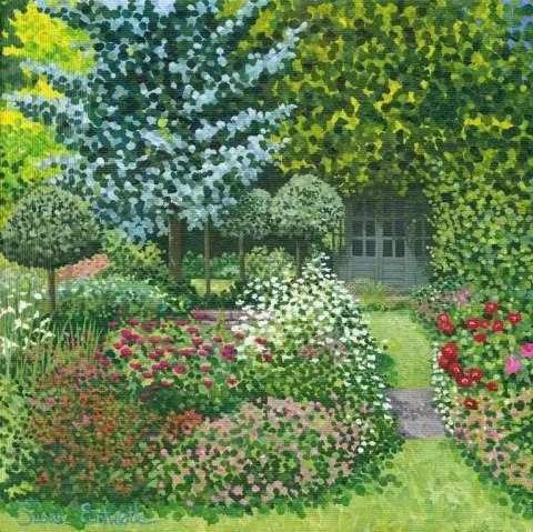 Karnet z kopertą Mums Garden Karnet z kopertą Mums Garden