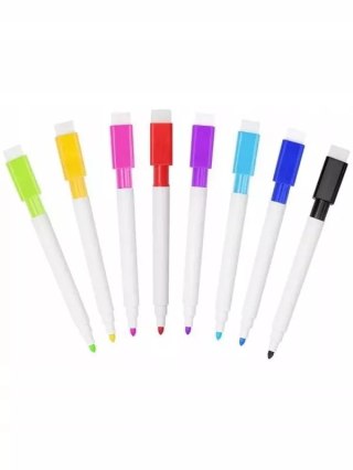 Marker do metalu, do papieru, do plastiku, do szkła, suchościeralny różne kolory Penword 8 szt.