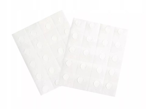 DWUSTRONNE KROPKI KLEJOWE W BLISTRZE - 100SZT DWUSTRONNE KROPKI KLEJOWE W BLISTRZE - 100SZT