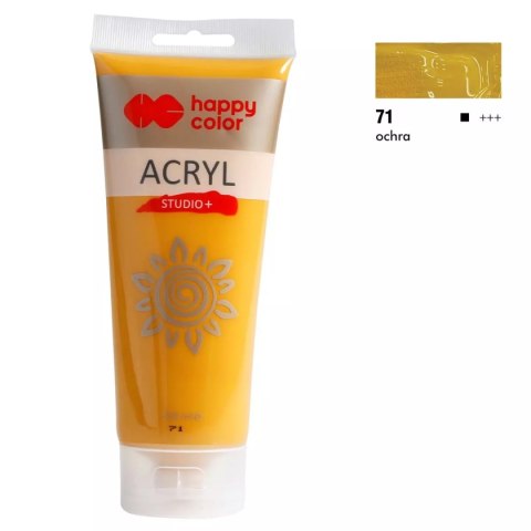 Farba akrylowa Studio 200 ml ochra Happy Color Farba akrylowa Studio 200 ml ochra Happy Color