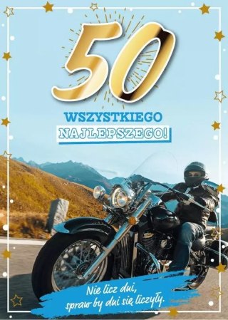 Karnet Urodziny 50