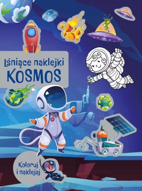 Lśniące naklejki. Kosmos Lśniące naklejki. Kosmos