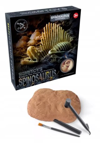 SKAMIELINA DINOZAUR W SKALE DINOZAUR SPINOZAUR