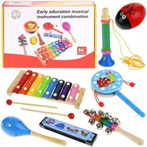 Zestaw Drewniane instrumenty NoboKids Zestaw Drewniane instrumenty NoboKids