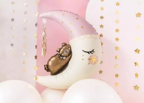 Balon foliowy Miś na księżycu 80x98cm Balon foliowy Miś na księżycu 80x98cm