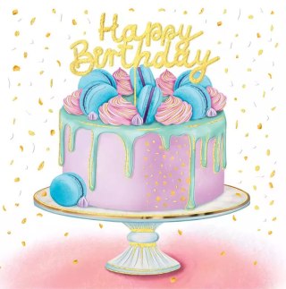 Karnet KW Tort happy birthday