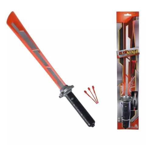 Next Ninja czerwony miecz na baterie 60cm + strzałki Next Ninja czerwony miecz na baterie 60cm + strzałki
