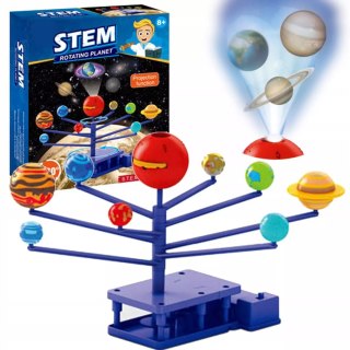 UKŁAD SŁONECZNY STEM OBROTOWY MODEL PROJEKTOR