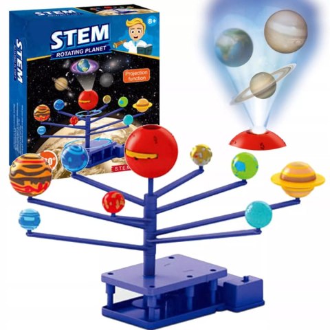 UKŁAD SŁONECZNY STEM OBROTOWY MODEL PROJEKTOR