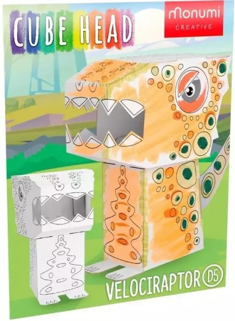 Cube Head Model Velociraptor Cube Head Model Velociraptor