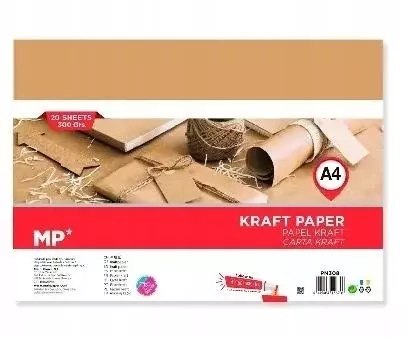 Papier kraftowy A4 20 arkuszy Papier kraftowy A4 20 arkuszy