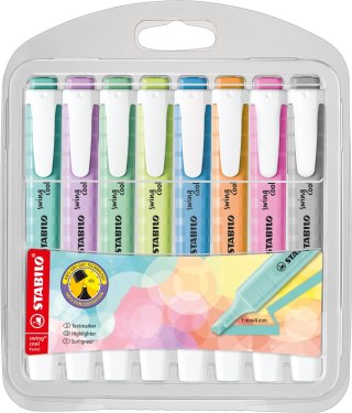 Zakreślacze swing cool pastel (8 sztuk)