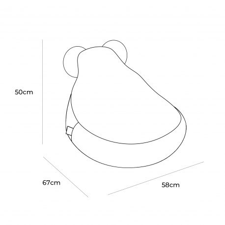Bearly sako bag teddy kremowy Bearly sako bag teddy kremowy