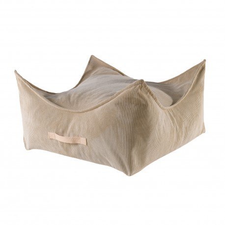 Meowbaby® pufa dziecięca, kwadratowa, sztruksowa, Meowbaby® pufa dziecięca, kwadratowa, sztruksowa,