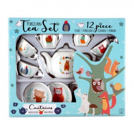 Porcelanowy serwis dla dzieci, little woodies, 12 Porcelanowy serwis dla dzieci, little woodies, 12
