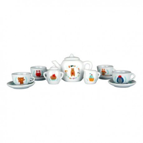 Porcelanowy serwis dla dzieci, little woodies, 12 Porcelanowy serwis dla dzieci, little woodies, 12