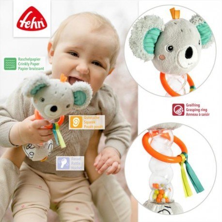Zabawka do rączki z koralikami, koala z kolekcji: Zabawka do rączki z koralikami, koala z kolekcji: