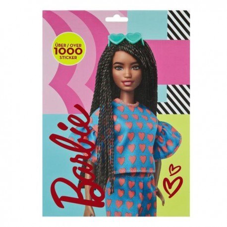 Zestaw naklejek, blok - barbie - 1000 szt. Zestaw naklejek, blok - barbie - 1000 szt.