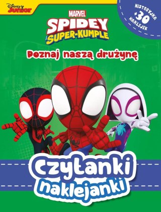 Czytanki naklejanki. Poznaj naszą drużynę. Marvel Spidey i Super-kumple