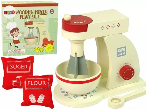 Drewniany robot kuchenny mikser z akcesoriami Drewniany robot kuchenny mikser z akcesoriami