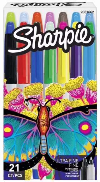 MARKER SHARPIE BIG PACK MOTH 21KOL 2079805